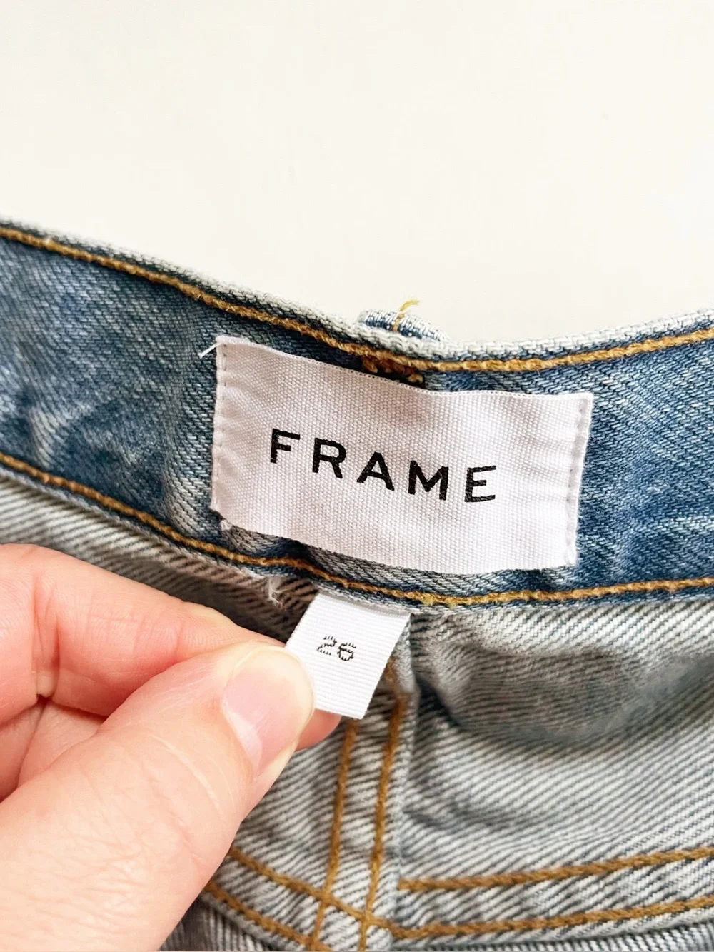 FRAME Denim Le Ultra Baggy Shorts Lomond Slash Distressed High Rise